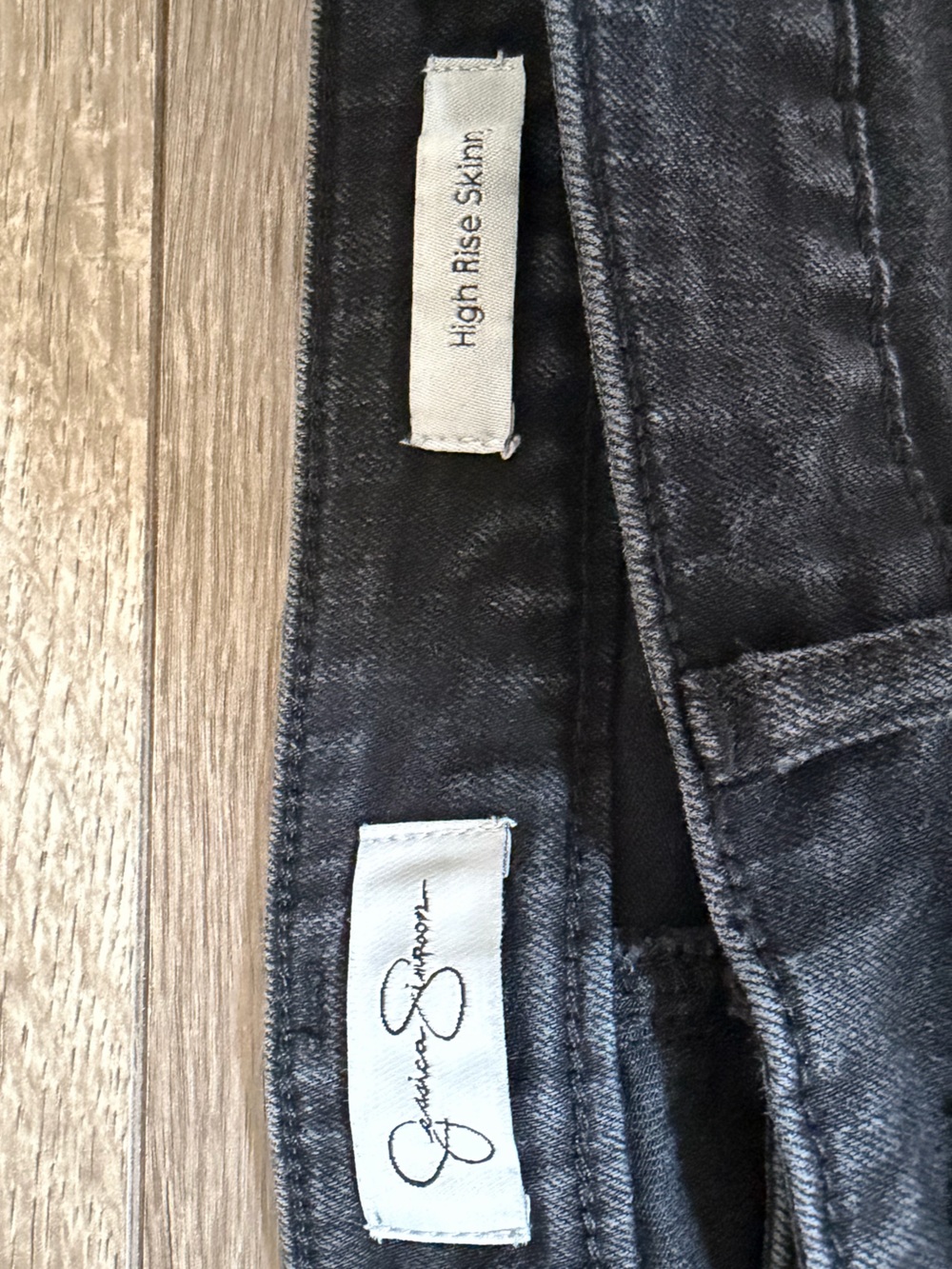 Jessica Simpson Skinny Jeans - Charcoal Wash 8